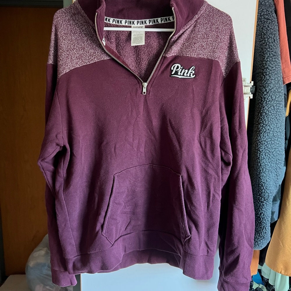 VS PINK Wuarter Zip